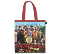 Rock Off officially licensed products The Beatles Eco Shopper: Sgt Pepper Shiny Version (Red) (Back Print) One Size