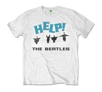 Rock Off officially licensed products The Beatles Help Movie Snow T Shirt L White