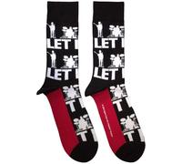 Rock Off officially licensed products The Beatles Let It Be Silhouettes Repeat Ankle Socks One Size