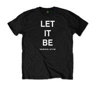 Rock Off officially licensed products The Beatles Let It Be T Shirt S Black
