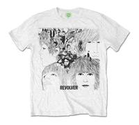 Rock Off officially licensed products The Beatles Revolver Album Cover T Shirt S White