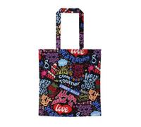 Rock Off officially licensed products The Beatles Song Titles Tote Bag