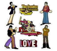 Rock Off officially licensed products The Beatles Yellow Submarine Band Mini Pin Badge Set One Size