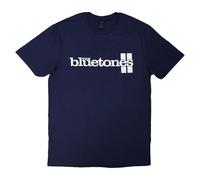 Rock Off officially licensed products The Bluetones Stripe Band Logo T Shirt M Navy