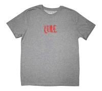 Rock Off officially licensed products The Cure Mini Band Logo T Shirt M Grey