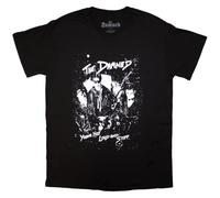 Rock Off officially licensed products The Damned Young Hot Loud and Stiff T Shirt M Black