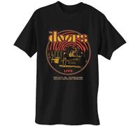 Rock Off officially licensed products The Doors 68 Retro Circle T Shirt L Black