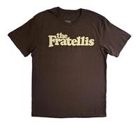 Rock Off officially licensed products The Fratellis Classic Logo T Shirt XL Brown