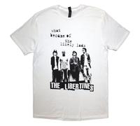 Rock Off officially Licensed Products The Libertines What Became of The Likely Lads T Shirt M White