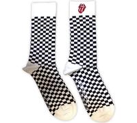 Rock Off officially licensed products The Rolling Stones Check Ankle Socks One Size