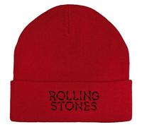 The Rolling Stones Hackney Diamonds Beanie Hat One Size Red
