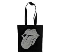 Rock Off officially licensed products The Rolling Stones Tote Bag Hackney Diamonds Holo Tongue Official Black One Size