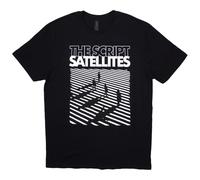 Rock Off officially licensed products The Script Satellites Band Logo T Shirt XL Black
