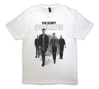 Rock Off officially licensed products The Script Satellites Photo Logo T Shirt XL White
