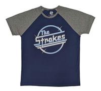 Rock Off officially licensed products The Strokes OG Magna Logo Raglan T Shirt XL Grey