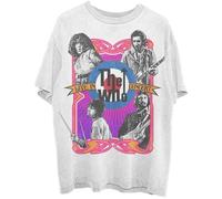 Rock Off officially licensed products The Who in Concert Target Logo T Shirt L White