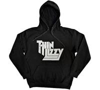 Rock Off officially licensed products Thin Lizzy Hoodie Stacked Logo Pullover Hoodie XL Black