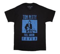 Rock Off officially licensed products Tom Petty and The Heartbreakers Full Moon Fever Blue T Shirt M