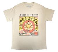 Rock Off officially licensed products Tom Petty and The Heartbreakers Wildflowers T Shirt M Sand
