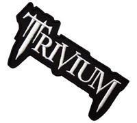Rock Off officially licensed products Trivium Classic Logo Standard Woven Patch Accessory Size