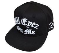 Rock Off officially licensed products Tupac All Eyez On Me Snapback Baseball Cap One Size Black