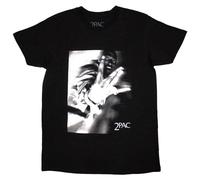 Rock Off officially licensed products Tupac Fingers Logo T Shirt M Black