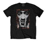 Rock Off officially licensed products Tupac What of Fame T Shirt XL Black