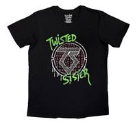 Rock Off officially Licensed Products Twisted Sister Come Out T-Shirt in Black | Size: Medium Rock Off officially Licensed Products Black M