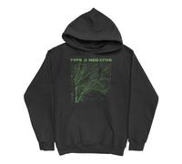 Rock Off officially licensed products Type O Negative Hoodie Tree Band Logo Official Mens Black Pullover S