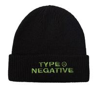 Rock Off officially licensed products Type O Negative Text Band Logo Beanie Hat One Size Black