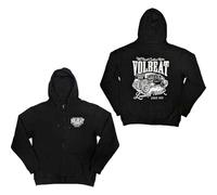 Rock Off officially licensed products Volbeat Louder and Faster Official Unisex Hoodie Hooded Top (Large) Black