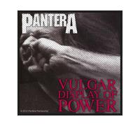Rock Off officially Licensed Products Vulgar Display Of Power Standard Patch in Black Rock Off officially Licensed Products Black