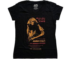Rock Off Officially Licensed Products Women's Janis Joplin Madison Square Garden Scoop Neck T - Shirt