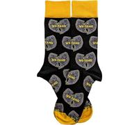 Rock Off officially licensed products Wu-Tang Clan Ankle Socks Grey Logos Official Mens Black (UK SIZE 7-11) One Size
