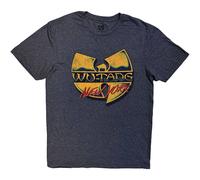 Rock Off officially Licensed Products Wu-Tang Clan New York T-Shirt in Blue | Size: Medium Rock Off officially Licensed Products Blue M