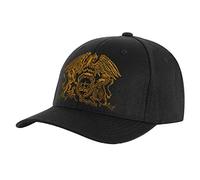 Rock Off Queen Unisex Baseball Cap. Gold Classic Crest
