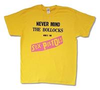 Rock Off Sex Pistols 'NMTB Album Cover' (Yellow) T-Shirt (Small)