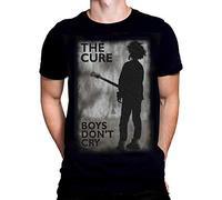Rock Off The Cure Boys Don't CRY - Mens T-Shirt - Black (X-Large)
