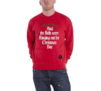 Rock Off The Pogues 'Bells were Ringing Out' (Red) Sweatshirt (x-Large)