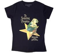 Rock Off The Smashing Pumpkins 'Mellon Collie' (Navy) Womens Fitted T-Shirt (Medium)