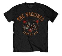 The Vaccines T Shirt Come of Age Cat Band Logo new Official Mens Black