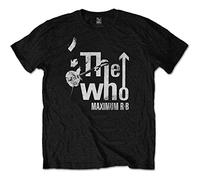 Rock Off The Who 'Maximum R&B Distressed' T-Shirt (Medium) Black