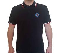 Rock Off The Who Target Logo Black Unisex Polo Shirt (Large)