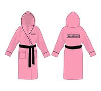 Rock Off Trade Blackpink Unisex Dressing Gown with Band Logo Pink, Pink, L/XL