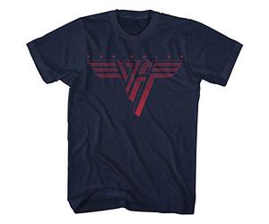 Rock Off Van Halen Classic Red Logo Official Tee T-Shirt Mens Unisex (Large), Blue