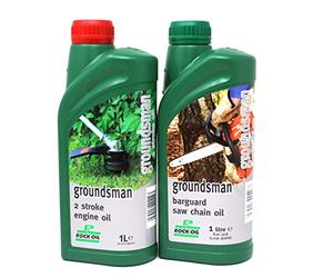 Rock Oil 1 Litre Chain Oil Non-Fling + 1 Litre 2 Stroke Engine Oil Two Stroke