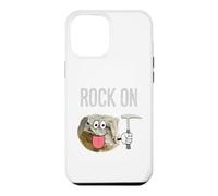 Rock On Cartoon Rock With Geologist Pick Hammer Case for iPhone 12 Pro Max