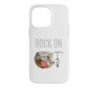 Rock On Cartoon Rock With Geologist Pick Hammer Case for iPhone 14 Pro Max