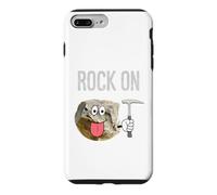 Rock On Cartoon Rock With Geologist Pick Hammer Case for iPhone 7 Plus/8 Plus