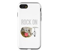 Rock On Cartoon Rock With Geologist Pick Hammer Case for iPhone SE (2020) / 7/8